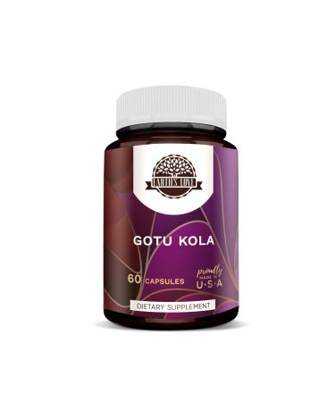 Earth's Love - Gotu Kola 60 Capsules, 500 mg, Gotu Kola (Centella Asiatica) Dried Herb (60 Capsules)