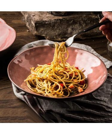 Bowl 9.6 Inch Fruit Salad Bowl Creative Irregular Large Soup Bowl Pasta Household Ceramic Tableware Kitchenware - Buy Online on GoSupps.com