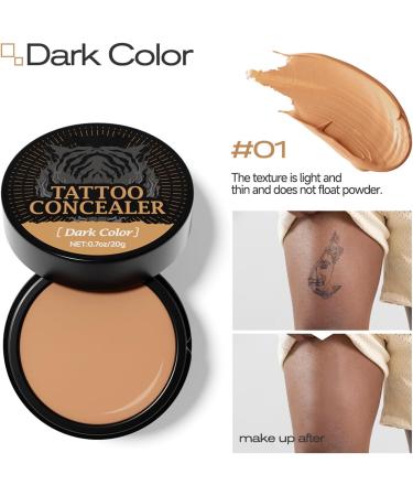 Body Concealer 20g High Coverage Makeup | Long-Lasting Sweat-Resistant Breathable Body Mark Concealer for Adult Women and Men Natural Smooth Finish Travel-Friendly - Buy Online on GoSupps.com