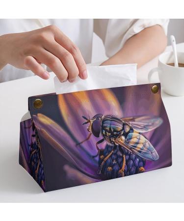 Tissue Box Cover Tissue Box Holder Fly on Petals Print Tissue Holder Travel Tissue Packs Facial Paper Holder Decorative Holder - Buy Online on GoSupps.com