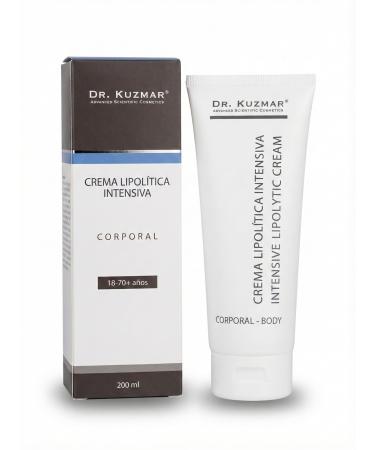 Dr. Kuzmar Intense Lipolytic Cream (200 ml) | Clinically proven scientifically proven localized fat reducer NCT03721185 | Professional thermo-activating effect | Caffeine L-carnitine and