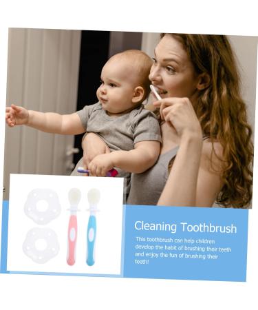 Buy BUIFULSIC Baby Finger Toothbrush Set - Silicone Cleaning Tool for Baby Teeth - Gentle Massaging & Oral Care Brush - Buy Online on GoSupps.com