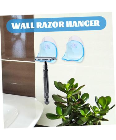 Hakidzel 2-Pack Suction Cup Razor Holder Rack - Wall-Mounted Shaver Storage for Bathroom - Buy Online on GoSupps.com