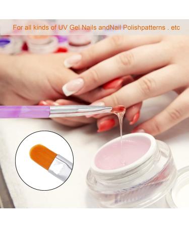 7-Piece UV Gel & Acrylic Nail Brush Set for Professional Nail Art - Perfect for Salons & Home Design - Buy Online on GoSupps.com