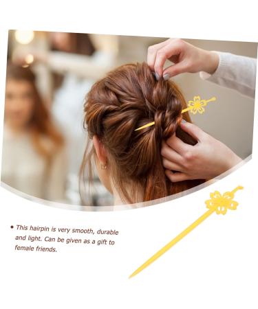 Beaupretty Hairpin japanese hair barrettes hair wooden stick flower hair clips for women japanese hair sticks chinese hair barrettes women hair clips hair chopsticks Acrylic China Miss French - Buy Online on GoSupps.com