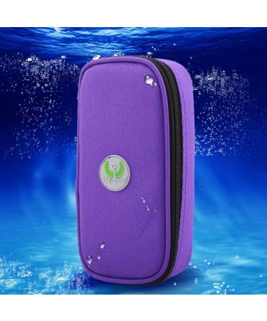 Zerodi Diabetic Bag - Insulin Cool Load-Bearing Case & Pocket Organizer for Travel (Purple) - Buy Online on GoSupps.com