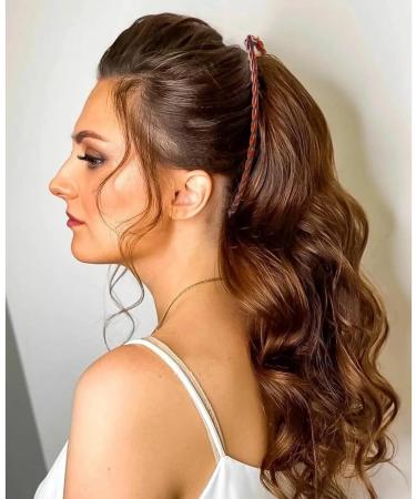 ELICNA 12PCS Banana Clips Hair Banana Clip Clincher Combs for Thick Thin Hair Vintage Fishtail Fish Shape Comb Curly Lady Ponytail Bun Holder Jaw Clamp Retro Accessory Set for Women Girls - Buy Online on GoSupps.com