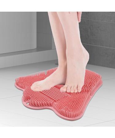 Exfoliant pour pieds en silicone et exfoliant pour le dos de la douche accessoire de bain mural limine les callosit s et la peau morte sur les talons Unisexe Pour baignoire Rose - Buy Online on GoSupps.com