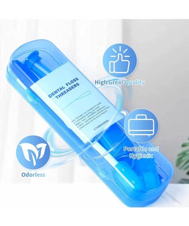 Orthodontic Care Set - Portable Braces Cleaning Kit with 8 Pieces | V Brush Mouth Mirror Interdental Brush & Dental Floss - Ideal Oral Care Travel Set (Blue) - Buy Online on GoSupps.com