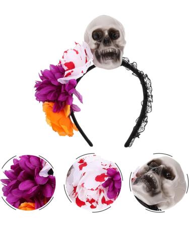 FOMIYES Lot De 3 -t tes De Mari e Pour Halloween Motif T te De Mort Et Fleurs Pour Gar ons Et Filles D corations De F te Pour Adultes 1 unit (Lot de 1) Multix3pcs - Buy Online on GoSupps.com