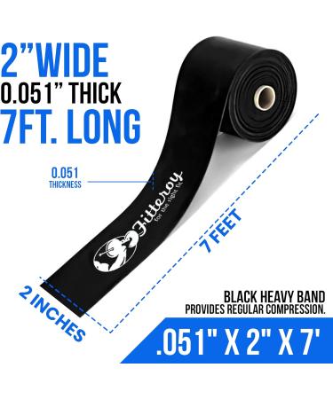 Shop WOD Floss Compression Band for Enhanced Mobility & Recovery | Black Regular Strength - International Shipping Available - Buy Online on GoSupps.com