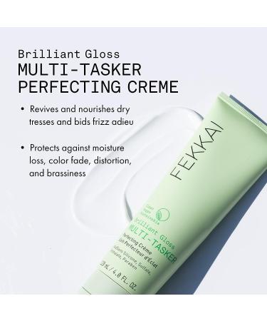 Fekkai Brilliant Gloss Multi-Tasker - 2 oz | Hydrating Dry, Frizz-Prone Hair | Salon Grade, EWG Compliant, Vegan & Cruelty Free - 2 Fl Oz - Buy Online on GoSupps.com