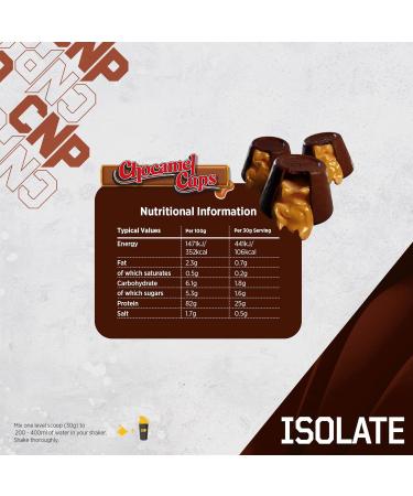 CNP Professional Isolate Premium Whey Protein Isolate 26g Protein Powder - Chocamel Cups 1.8kg - Buy Online on GoSupps.com