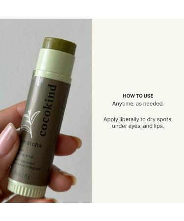 Cocokind Mymatcha All-Over Moisture Stick Lip Balm and Eye Cream for Dry Skin 0.5 Oz NEW Vegan Formula - Buy Online on GoSupps.com