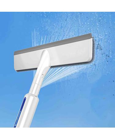 Water Spray Glass Wiper Cleaning Tool For Household Chores Double-sided Window Cleaning Tool Elastic Scraper for Window Glass Tile Walls and Shower Glass Walls Cleaning
