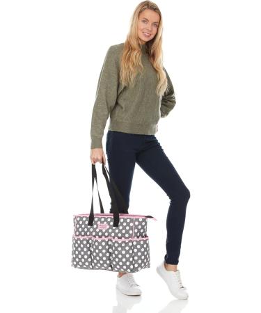 Disney Unisex Baby Diaper Bag & Changing Mat | Minnie Mouse Polka Dot Print Stylish & Functional Baby Gear - Buy Online on GoSupps.com