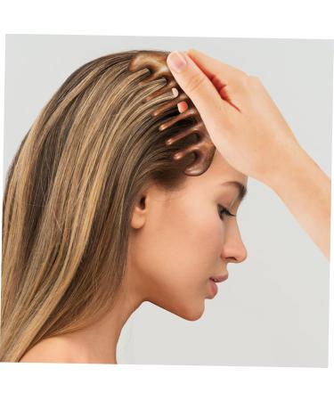 COLLBATH Wooden Comb - Acupuncture Point Hair & Scalp Massage Comb for Relaxation & Stress Relief | International Shipping Available - Buy Online on GoSupps.com