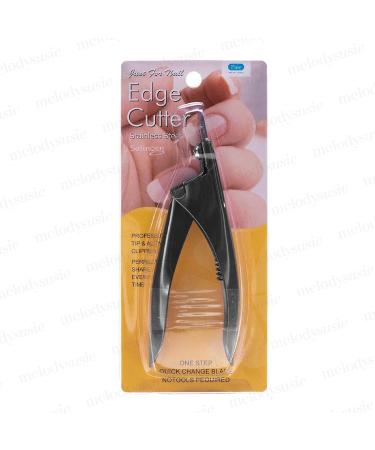 MELODYSUSIE Professional Nail Clippers for Acrylic False Nails - Rustproof Tip Cutters for Manicure Pedicure - Sharp Nail Care Tool, Black S (1 Pack) - Buy Online on GoSupps.com