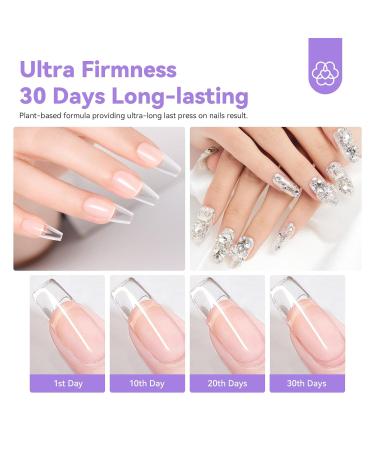 Saviland Solid Nail Glue Gel 2PCS - Extra Strong False Nail Glue for Long Lasting Press on Nails | 15g Acrylic & Rhinestone Adhesive - Home Salon DIY | U V/LED Lamp Cured - Buy Online on GoSupps.com