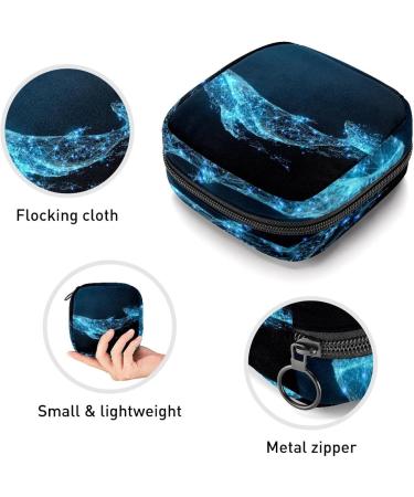 Buy Women's Bonds Storage Bags - Stylish Illusory Whale Portable Period Kit | Perfect Feminine Product Bag for Girls - Buy Online on GoSupps.com