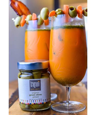 Tragano Greek Organics Pitted Green Olives - 8oz (2 Pack) - Buy Online on GoSupps.com