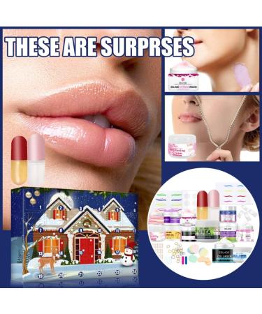 Encomy Christmas Countdown Beauty Set | Advent Calendar with 24 Care Products & Accessories | Perfect Family Gift - Buy Online on GoSupps.com