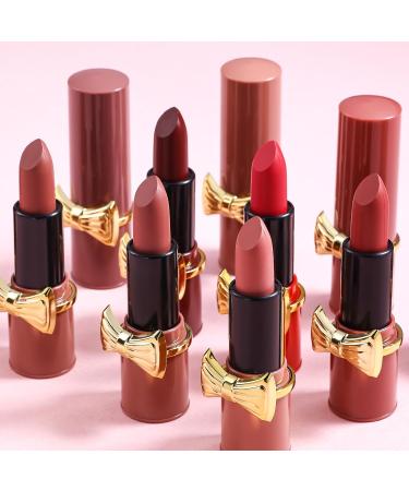 Jolilab 3 Pcs Velvet Matte Lipstick Set - Waterproof Long Lasting High Pigment Nude Lip Makeup for Women & Girls | Non-Stick Moisturizing Lipstick - Buy Online on GoSupps.com