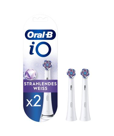Oral-B brush heads iO Radiant White 2-pack 2 pieces White - Buy Online on GoSupps.com