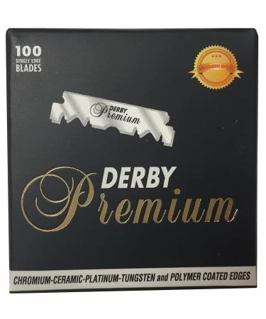 The Shave Factory Straight Edge Razor Kit with 100 Derby Blades - Stainless Steel Men's Straight Razor Set - Buy Online on GoSupps.com