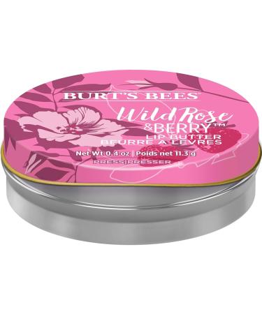 Burt's Bees 100% natural origin Moisturizing Lip Butter with Wild Rose and Berry 11.3 Grams - Buy Online on GoSupps.com