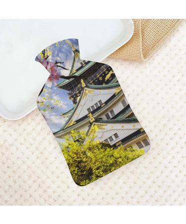 Pavilion Hot Water Bottle with Plush Cover | 26.5x15.3cm Bed Bottle Hand Warmer for Adults & Children - International Shipping Available - Buy Online on GoSupps.com