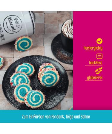Decocino Blue Food Coloring Paste - 20g | Azo-Free Gluten-Free | Ideal for Cakes Fondant & Creams - Buy Online on GoSupps.com