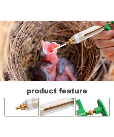 Baby Bird Feeding Kit 6PCS 20ML Baby Birds Feeding Syringe with Hose and Spoons Hand Feeding Device with Scale and Positioning Screw for Sick Bird - Buy Online on GoSupps.com