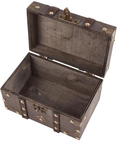Vintage Wooden Jewelry Organizer Box with Lock | Eco-Friendly Touch Jewelry Storage for Women & Girls - Buy Online on GoSupps.com