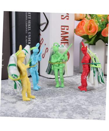 Vaguelly 90 STK Parachute Toys Set - Outdoor Fun for Kids | Mini-Soldier Parachute Playset | International Shipping Available - Buy Online on GoSupps.com