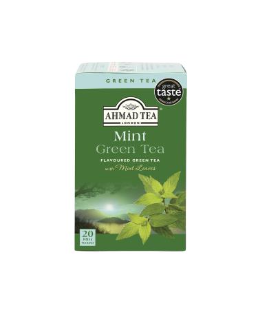 Ahmad Tea Mint Mystique Green Tea - 20 Teabags Mint Mystique 20 Count (Pack of 1) - Buy Online on GoSupps.com