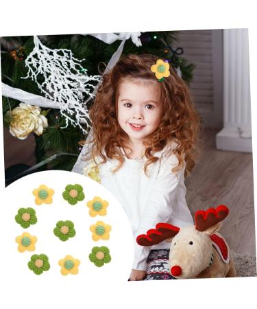 TEHAUX 30 Pcs Hairpin Accessories Ornament Floral Patches Handmade Diy Accessories Toddler Do It Yourself - Buy Online on GoSupps.com