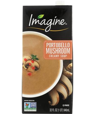 Imagine Portobello Mushroom Creamy Soup 32 fl. Oz (Pack of 6) 32 Fl Oz (Pack of 6)