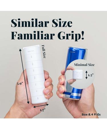 Travel Pill Organizer | 1-7 Day Modular Pill Box with Quick-Release | Perfect for Supplements & Vitamins | Portable Daily & Weekly Use (White - Buy Online on GoSupps.com