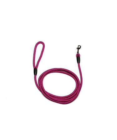 Leash - rope leash with hand loop Basic 10mm 27 colours 7 lengths (3.00 m pink) 3.00 m pink