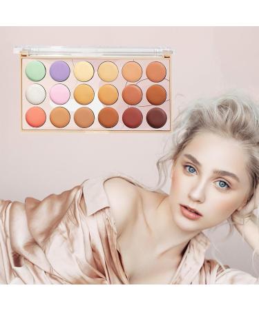 Concealing Contour Palette - Brightening Face Cream 18 Colors | Waterproof Concealed Makeup for Complexion Beauty for Everyday Use - Buy Online on GoSupps.com