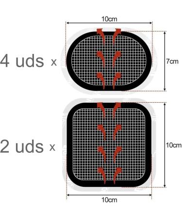 TENSPAD SILVER Replacement Pads for Slendertone Devices | Compatible with Slendertone ABS | International Shipping - Buy Online on GoSupps.com