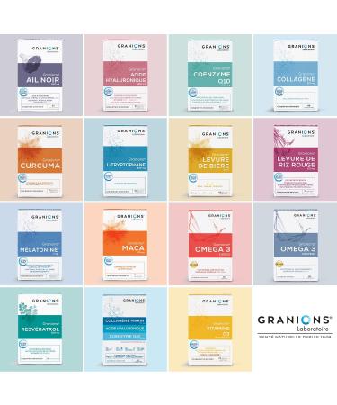 Brewer's yeast GRANIONS | Beauty food supplement | Brewer's yeast 1500mg with Zinc | Skin beauty hair and nail growth | Made in France | 60 capsules - Buy Online on GoSupps.com