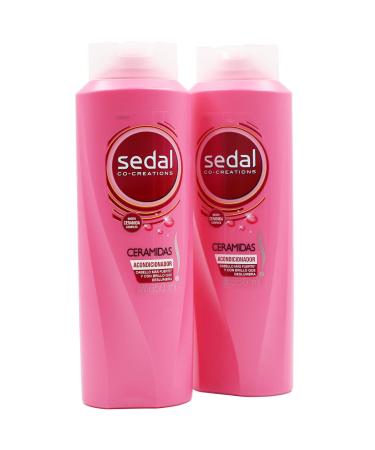 Sedal Co-Creations Conditioner Ceramides Repairs and Strengthens All hair types 2-Pack of 22 FL Oz 2 Bottles
