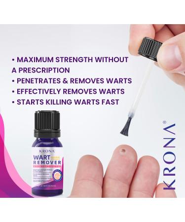 KRONA Fast Acting Liquid Gel Maximum Strength for Plantar Wart Genital Wart Corn Common Wart Calluses - 0.5 Fl Oz - Buy Online on GoSupps.com