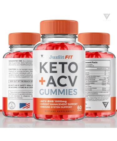 3 Pack Juzfiit ACV Keto Gummies for Weight Loss - 180 Gummies - Buy Online on GoSupps.com