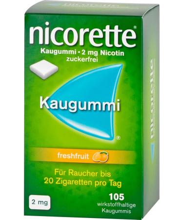 Buy NICORETTE 2 mg Fresh Fruit Chewing Gum - 105 pcs | Effective Nicotine Replacement Therapy | Worldwide Shipping - Buy Online on GoSupps.com