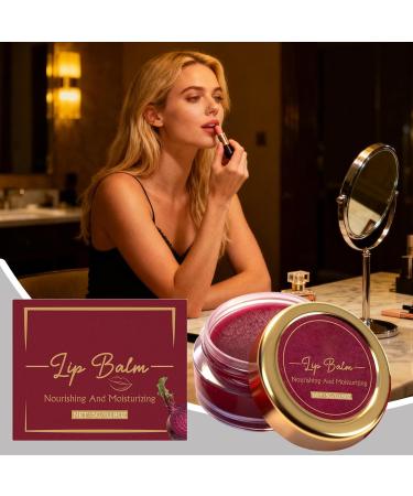 Lip Balm Repairing and Illuminating Ointment Cream Moisturizing Lip Care for Travel Christmas Birthday and Daily Use Beauty and Makeup for Women and Girls Moisturizing l - Buy Online on GoSupps.com