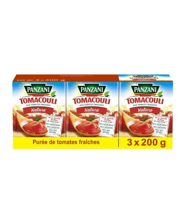 Panzani Fresh tomato puree, plain - 3 bricks of 200g