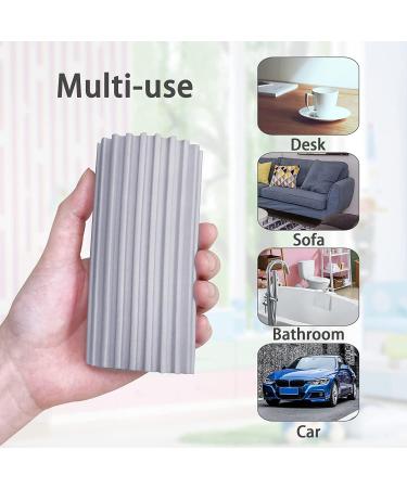 Damp Duster Sponge Magical Dust Cleaning Sponge Reusable Damp Duster for Cleaning Blinds Baseboards Vents Mirrors Window (11.5 * 5.5 * 4.5 Grey) 11.5*5.5*4.5 Grey - Buy Online on GoSupps.com